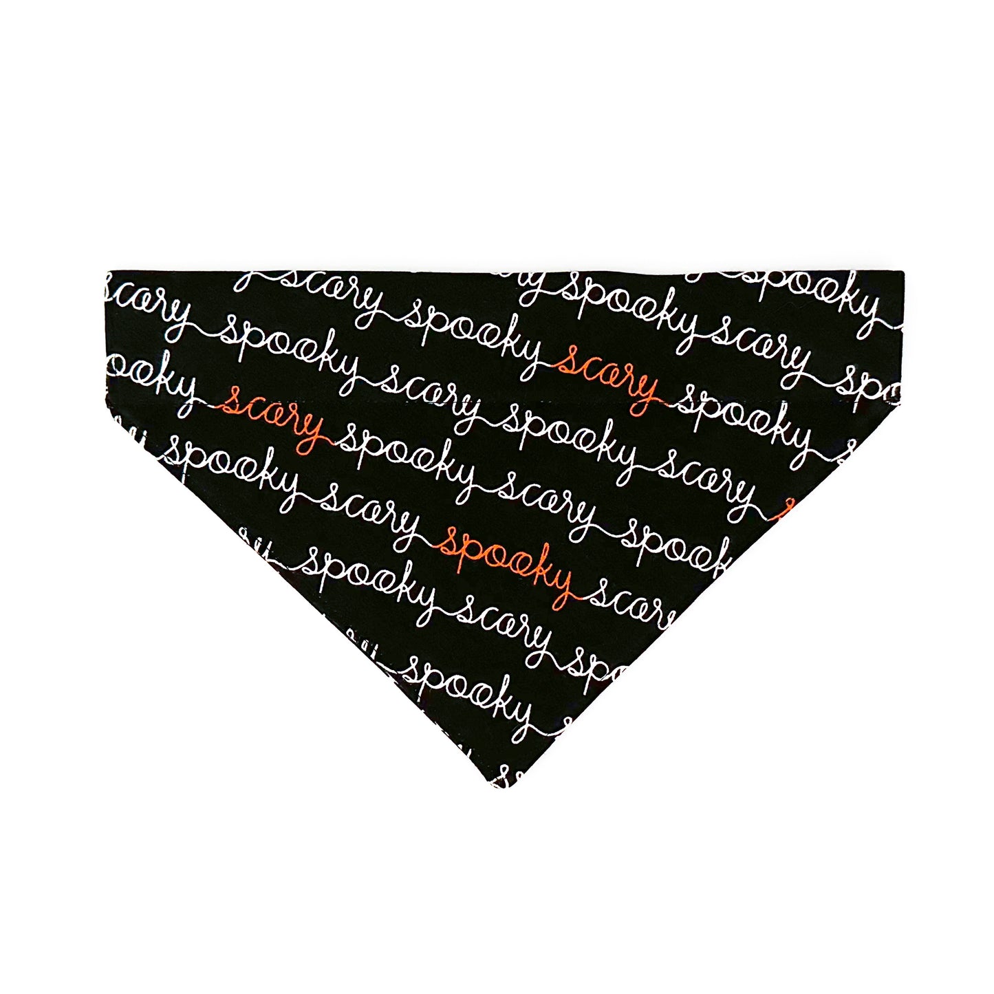 Spooky Over the Collar Dog Bandana