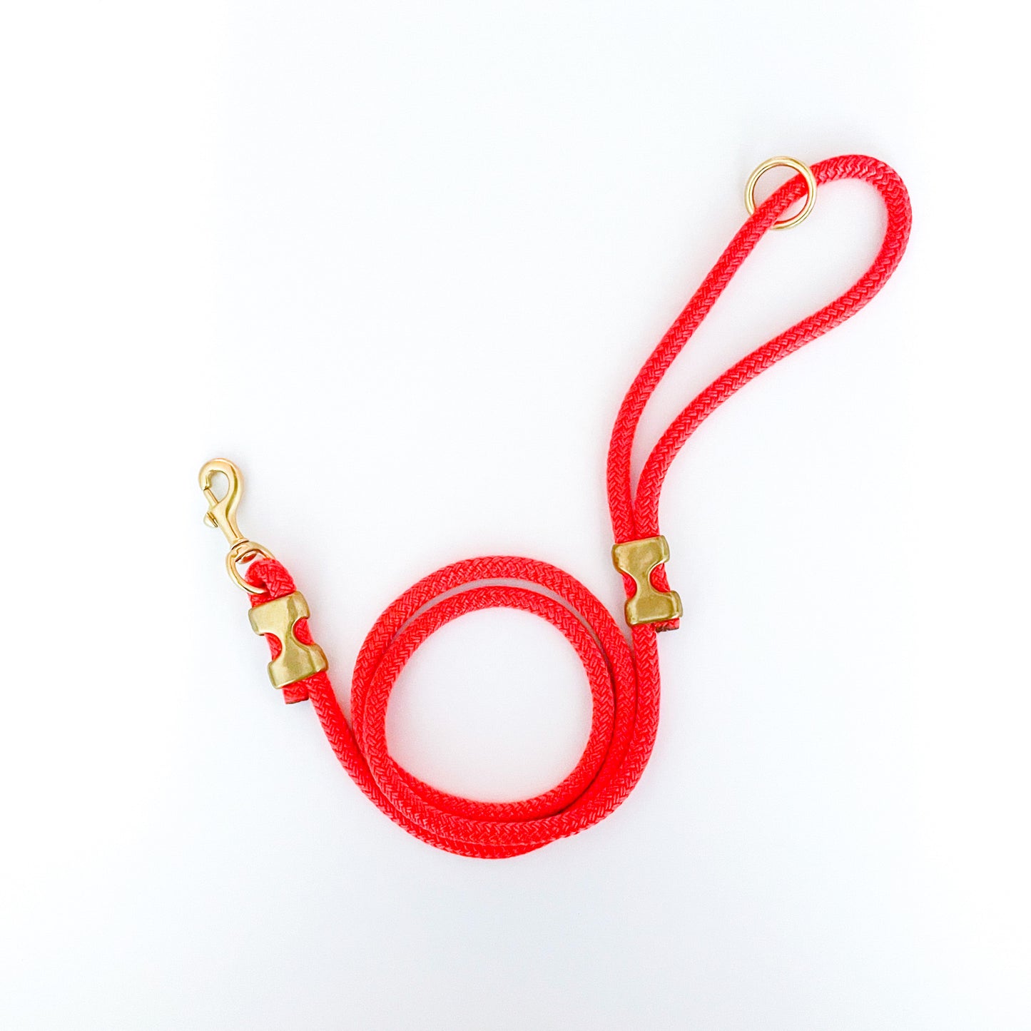 Hunter's Orange Rope Dog Leash