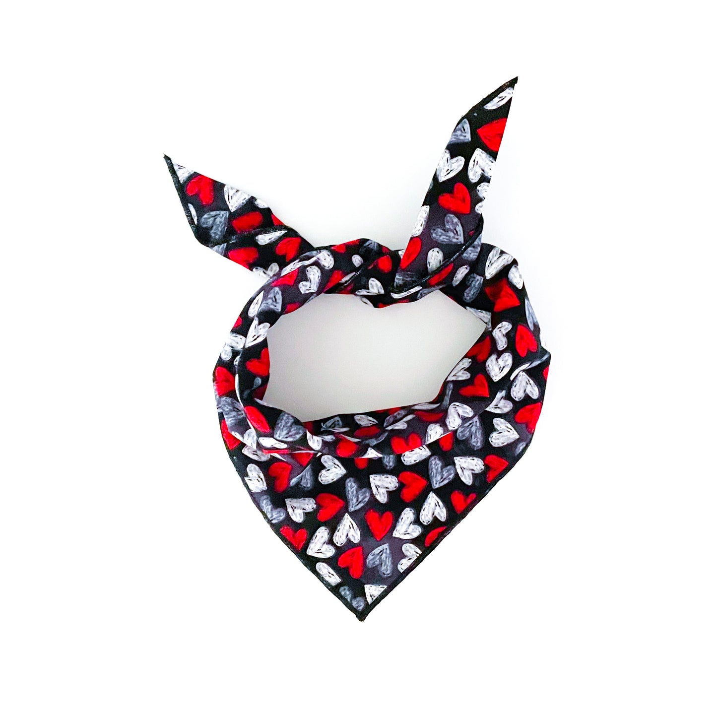 Chalk Heart Dog Bandana