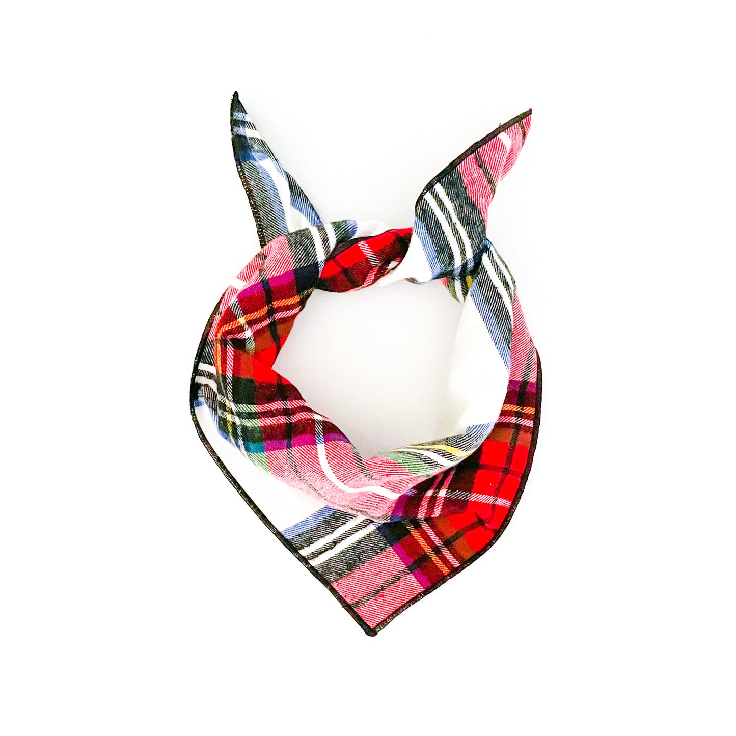 Reindeer Plaid Dog Bandana