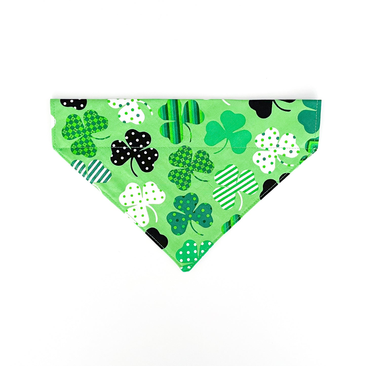 Shamrock Over the Collar Dog Bandana