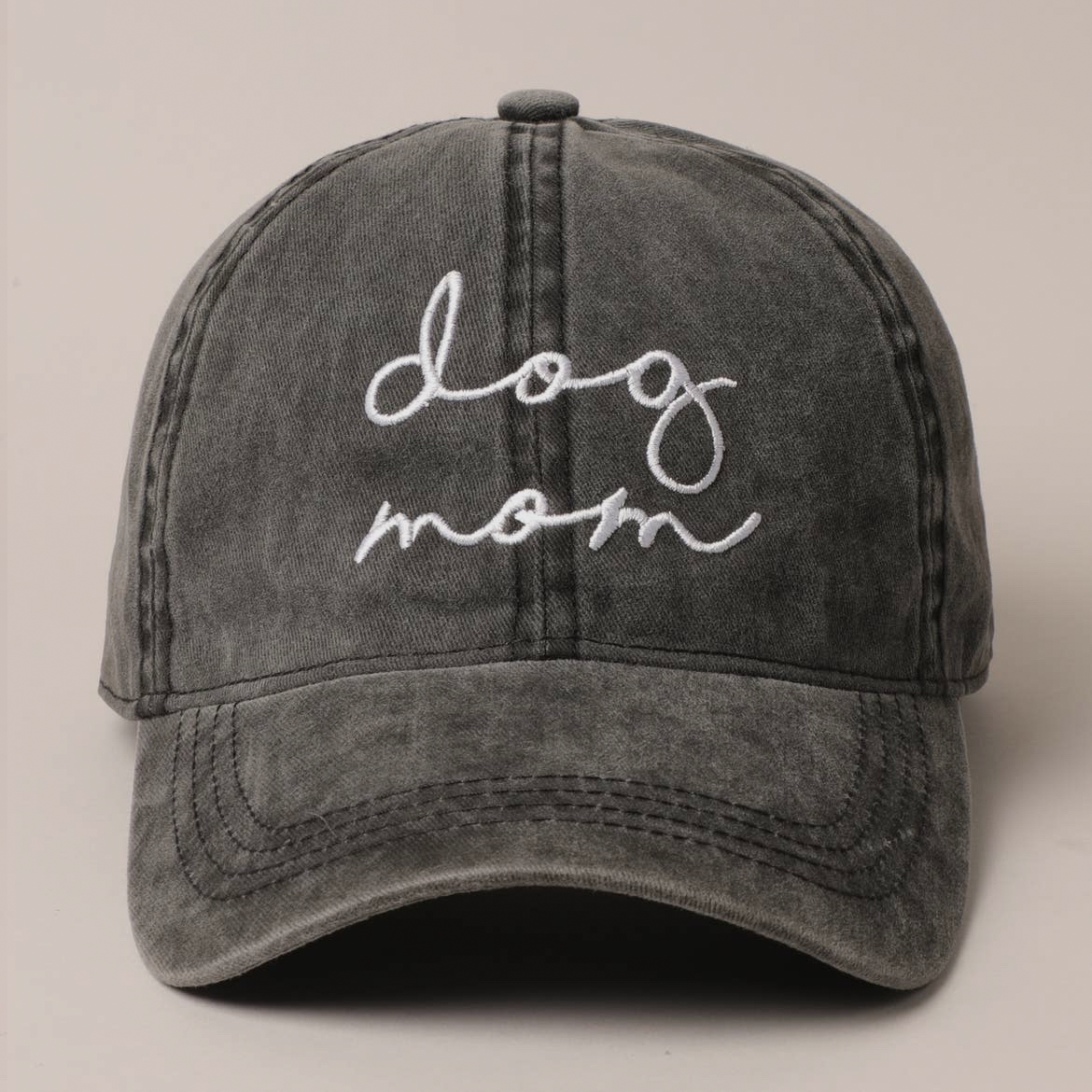 Charcoal Dog Mom Hat