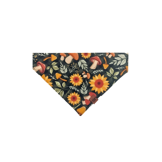 Mushroom Plaid Over the Collar Dog Bandana