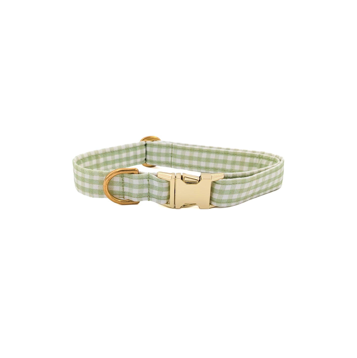 Meadow Plaid Dog Collar