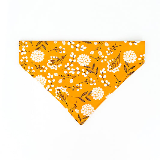 Autumn Bloom Over the Collar Dog Bandana