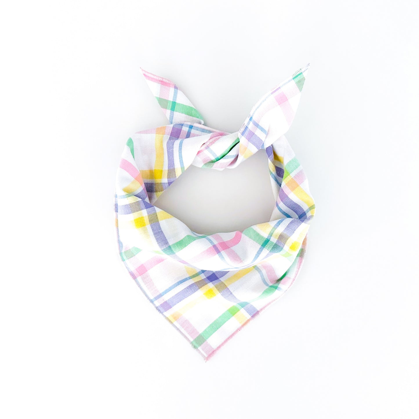 Easter Plaid Dog Bandana