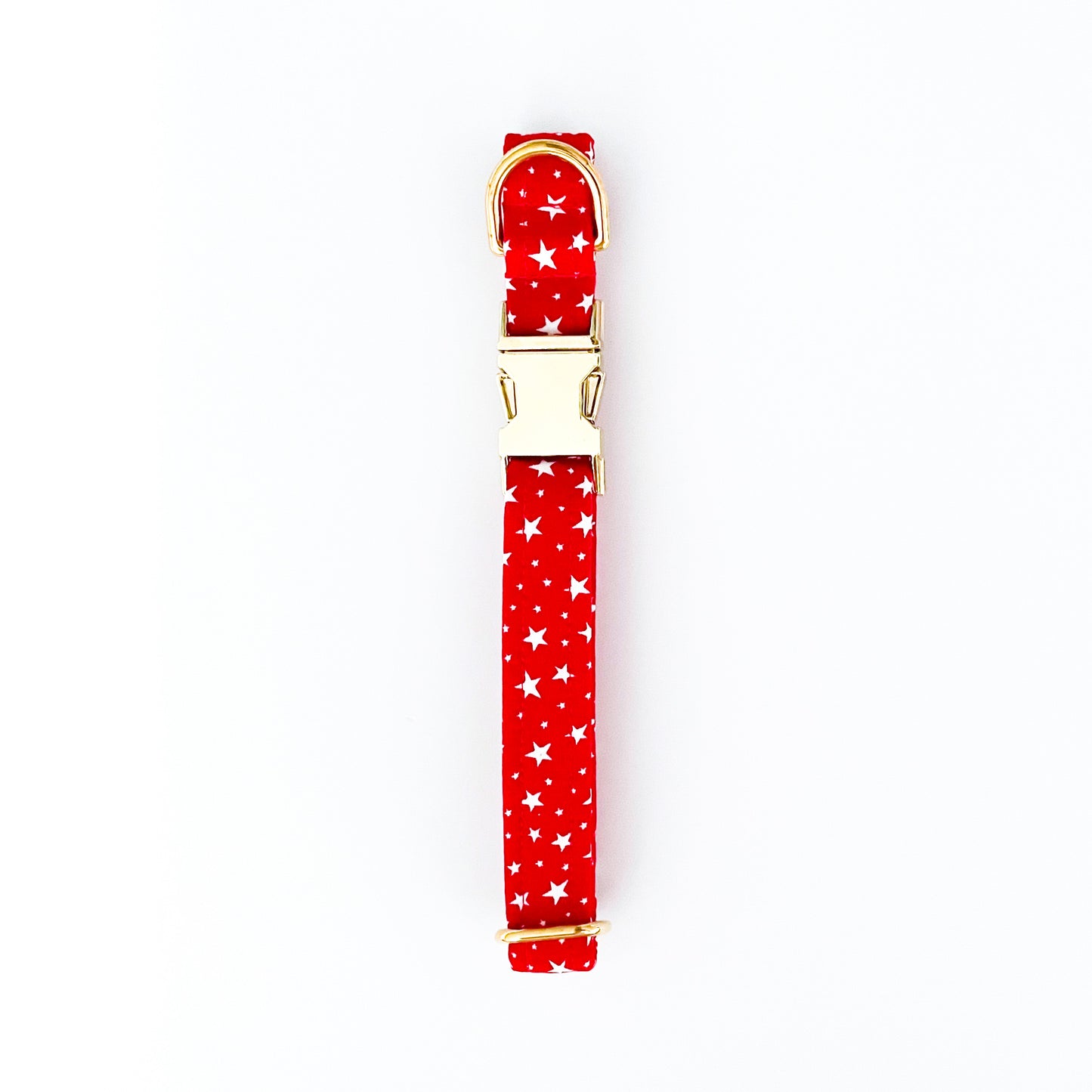 Red Star Spangled Dog Collar