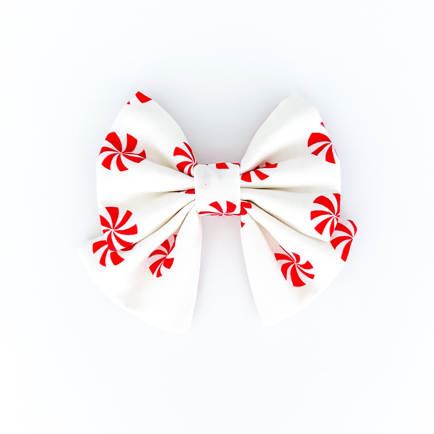 Peppermint Dog Bow