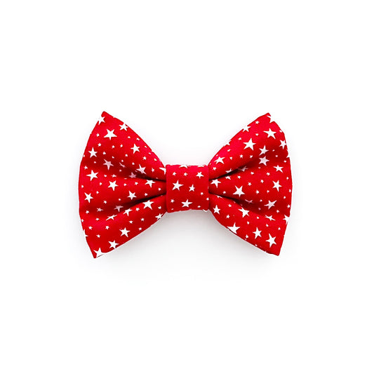 Red Star Spangled Bow Tie