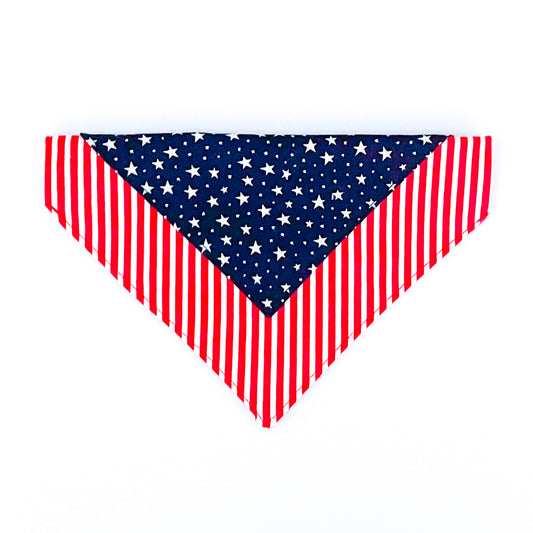 Stars & Stripes Over the Collar Dog Banana