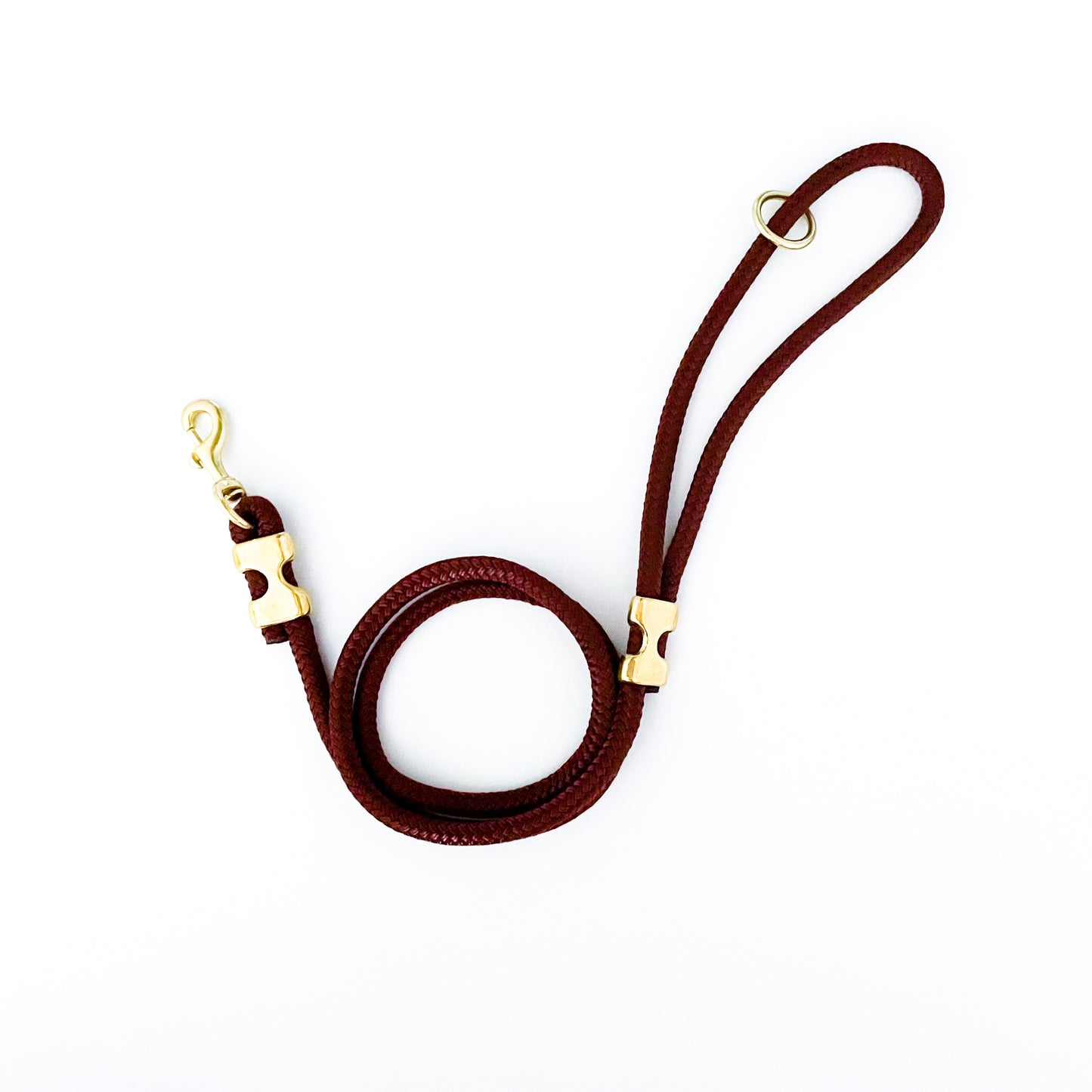 Burgundy Rope Dog Leash