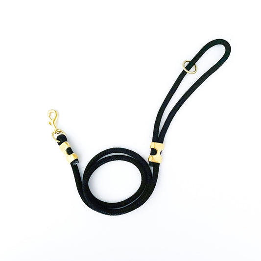 Black Rope Dog Leash